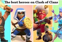 clash of clans heroes